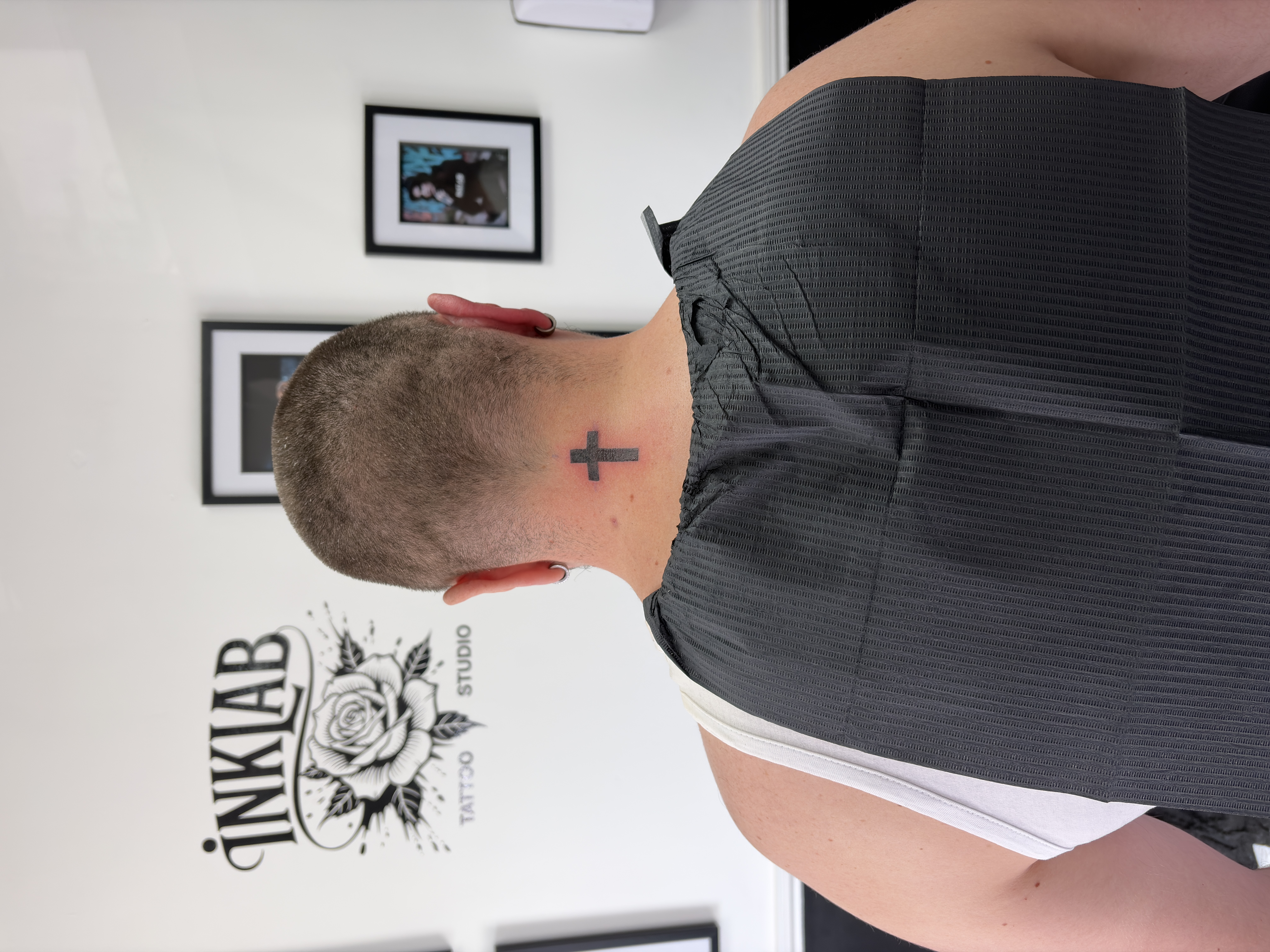 cross tattoo by Inklab